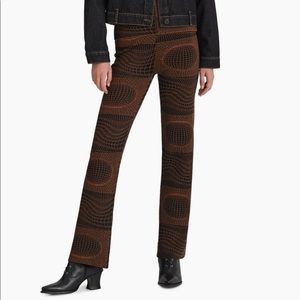 Paloma Wool Eos Knit Pants Brown size M Perfect Condition